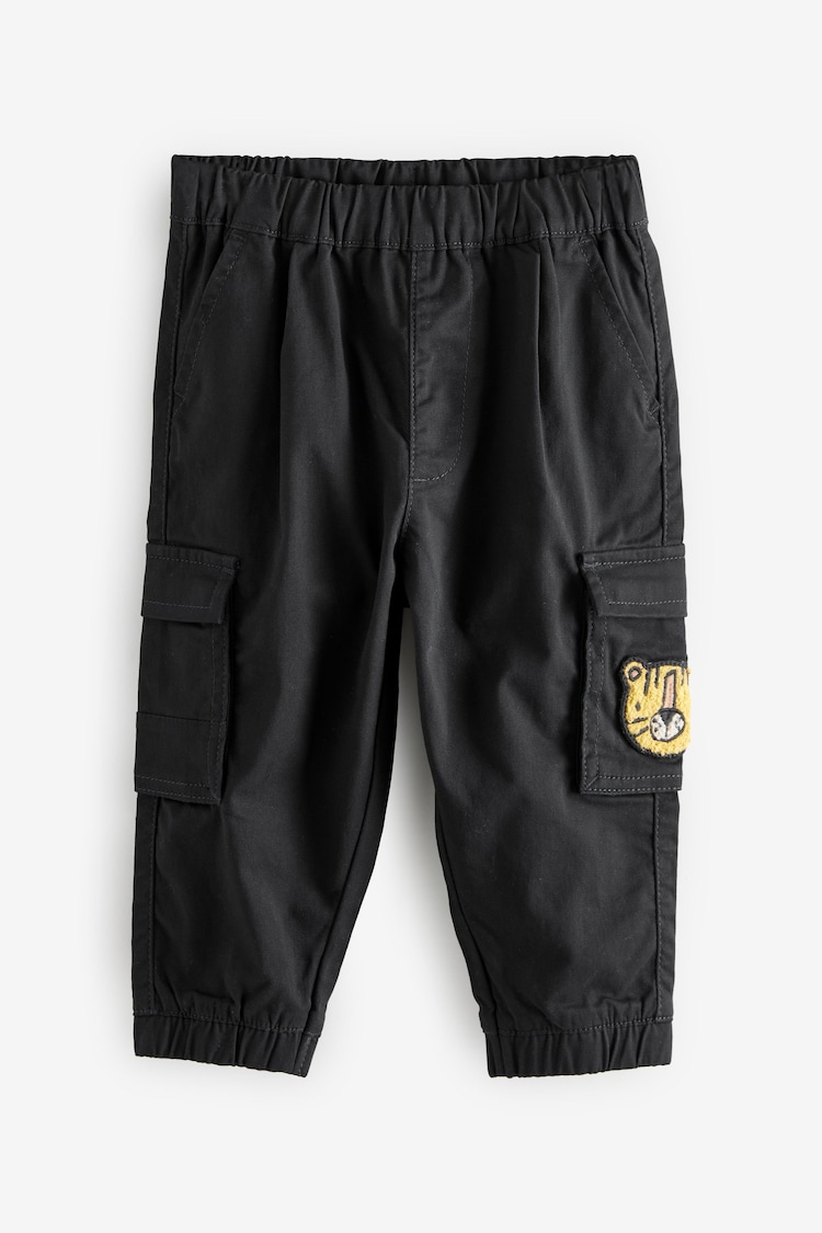 Black Tiger Cargo Trousers (3mths-7yrs) - Image 1 of 1