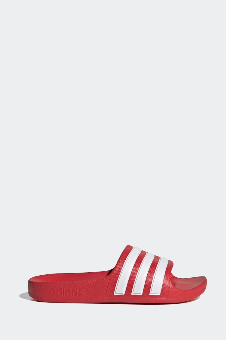 Rojo - Chanclas juveniles Adilette de Adidas - Imagen 1 de 1