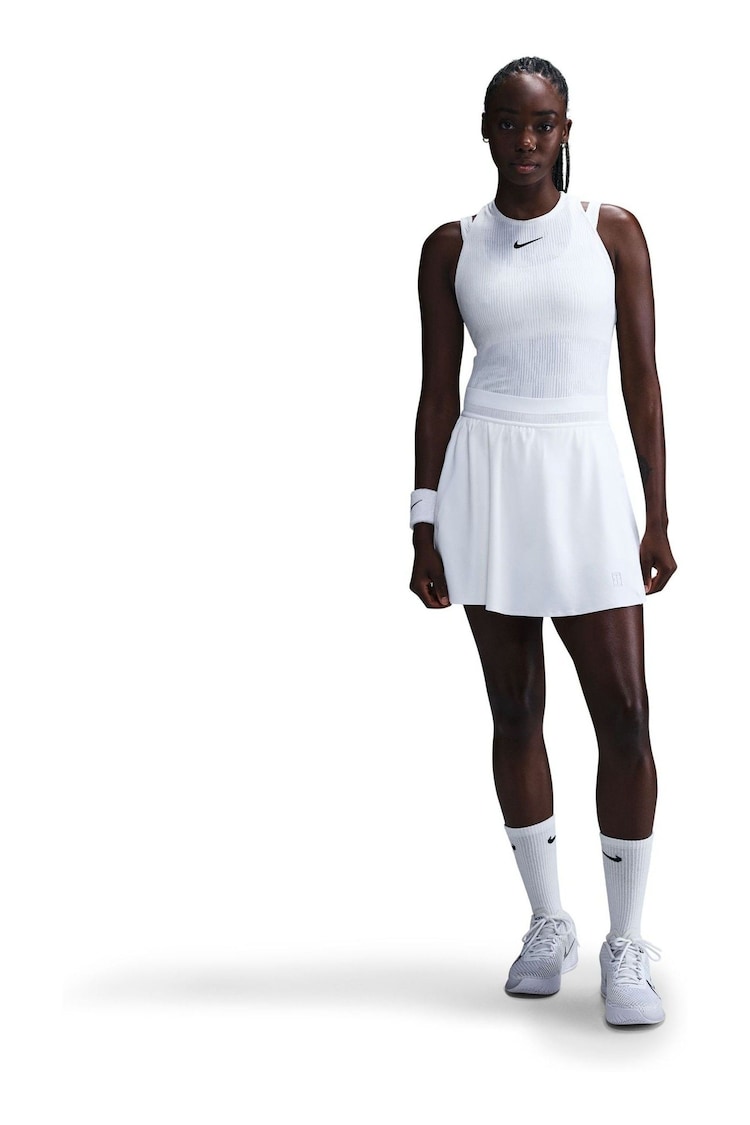 Nike White Dri-FIT Court Ace Advantage Tennis Skirt - Image 1 of 1
