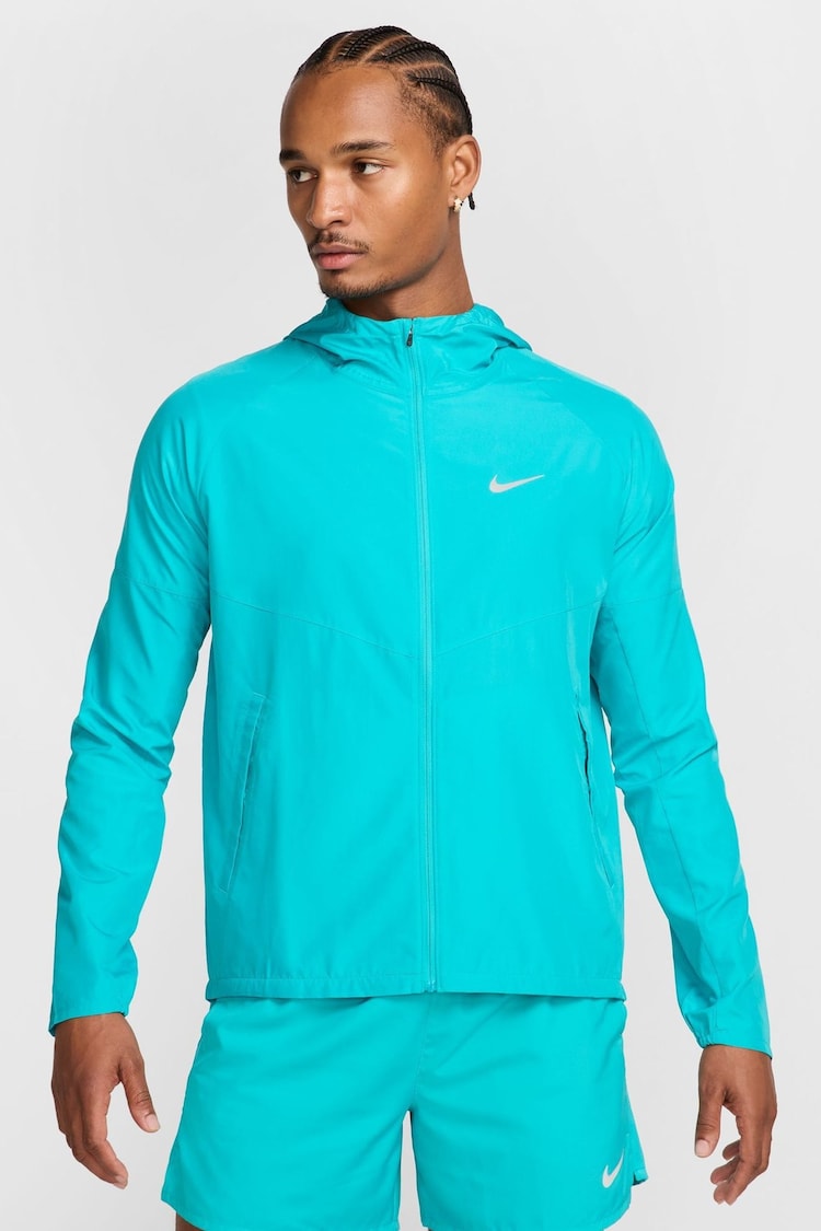 Nike Cactus Blue Repel Miler Running Jacket - Image 1 of 1