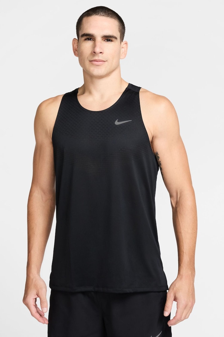 Nike Black Stride Dri-FIT ADV Running Vest Top - Image 1 of 1