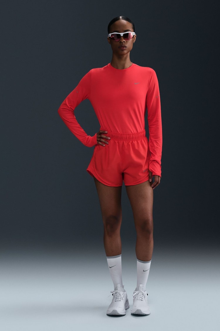 Nike Crimson Swift Dri-FIT UV Long Sleeve Crew Neck Running Top - Image 1 of 1