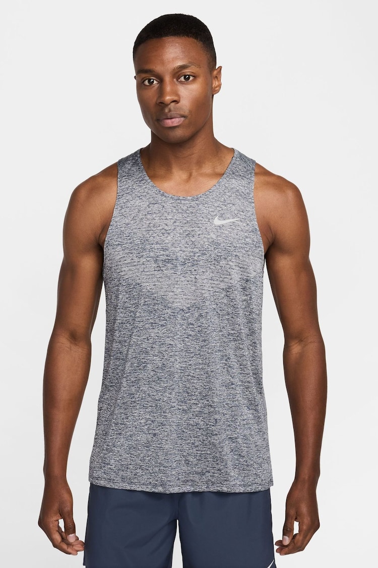 Nike Thunder Blue Stride Dri-FIT ADV Running Vest Top - Image 1 of 1