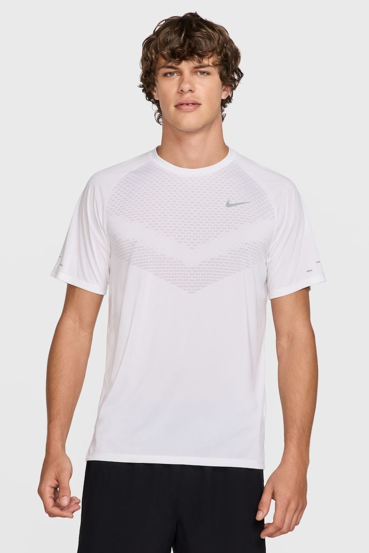 Nike White Dri-FIT Stride Running T-Shirt - Image 1 of 1