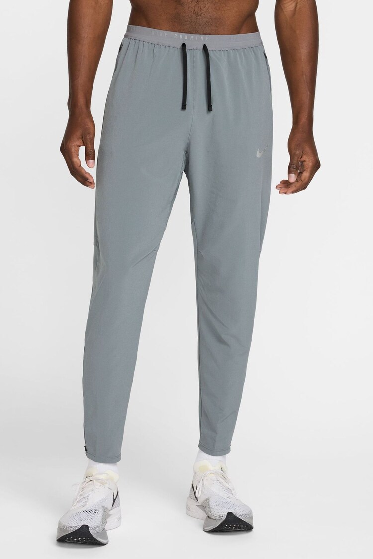 Nike Smoke Grey Dri-FIT Stride Woven Running Joggers - Image 1 of 1