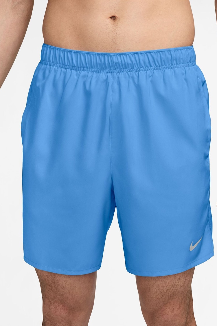 Nike University Blue 7 Inch Challenger Dri-FIT 7 inch Briefs Lined Running Shorts - Image 1 of 1