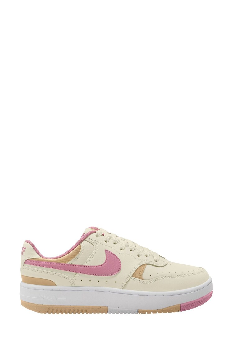 Nike Cream/Pink Gamma Force Trainers - Image 1 of 1