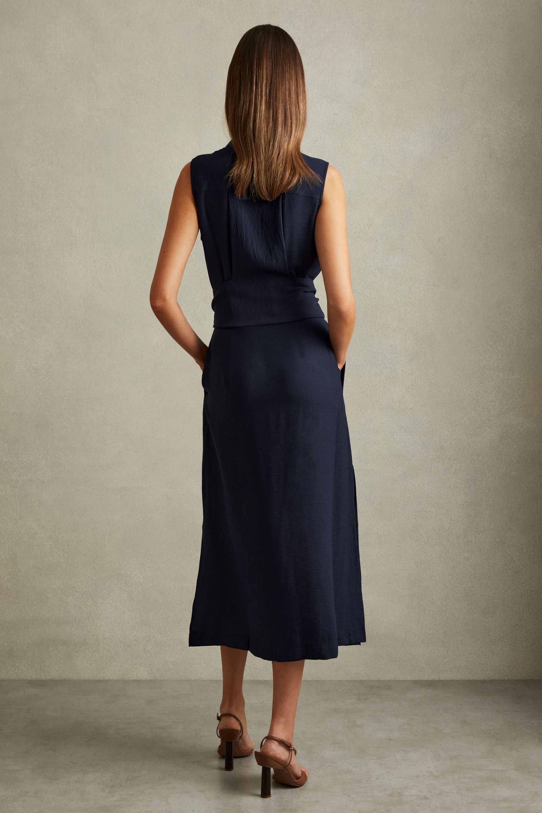 Morgan De Toi Beige Viscose Long Dress main image 0