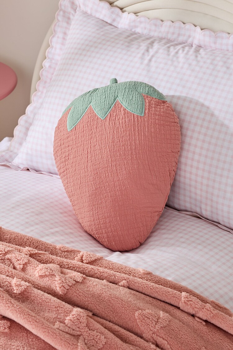 Red Strawberry Cushion - Image 1 of 1