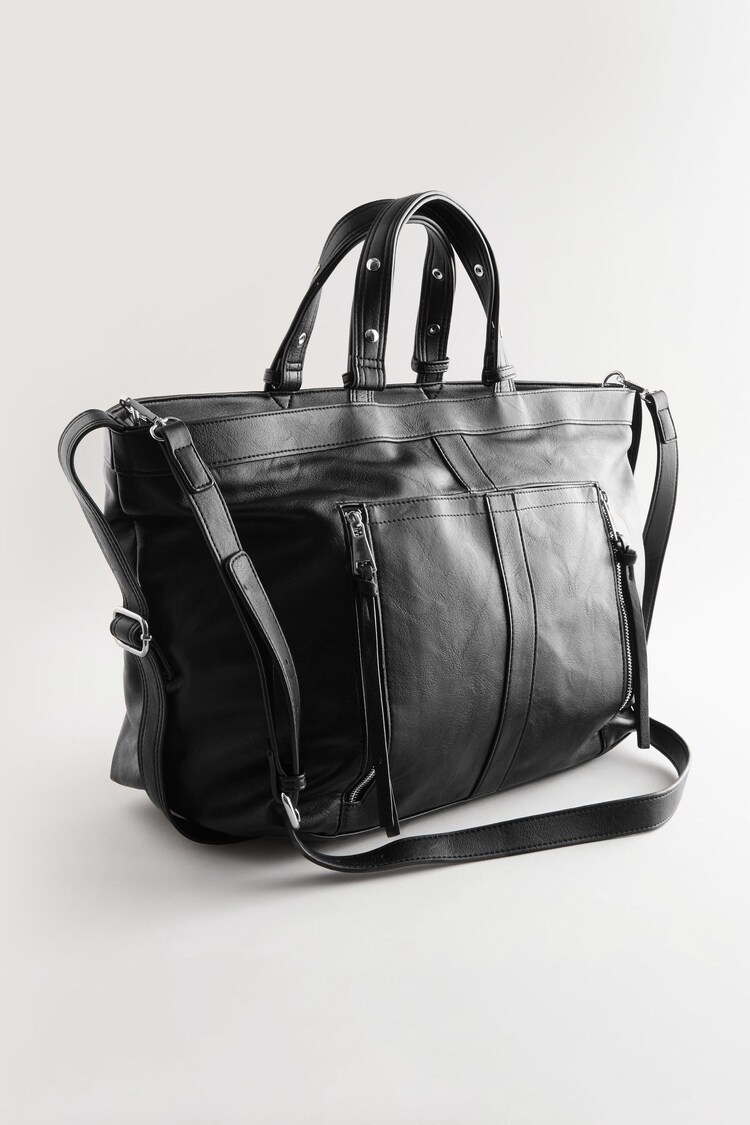 Black Casual Zip Grab Bag - Image 1 of 1