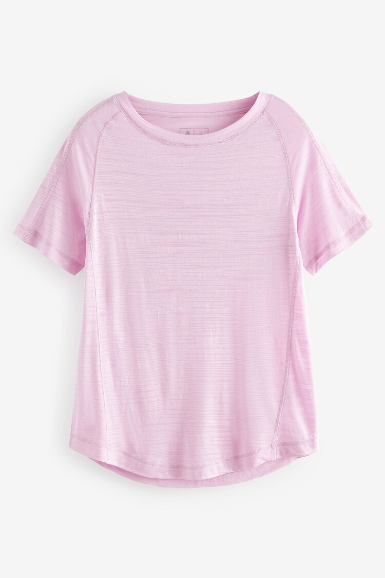 Pink Crew Neck Lightweight Short Sleeve T-Shirt - Image 1 of 1