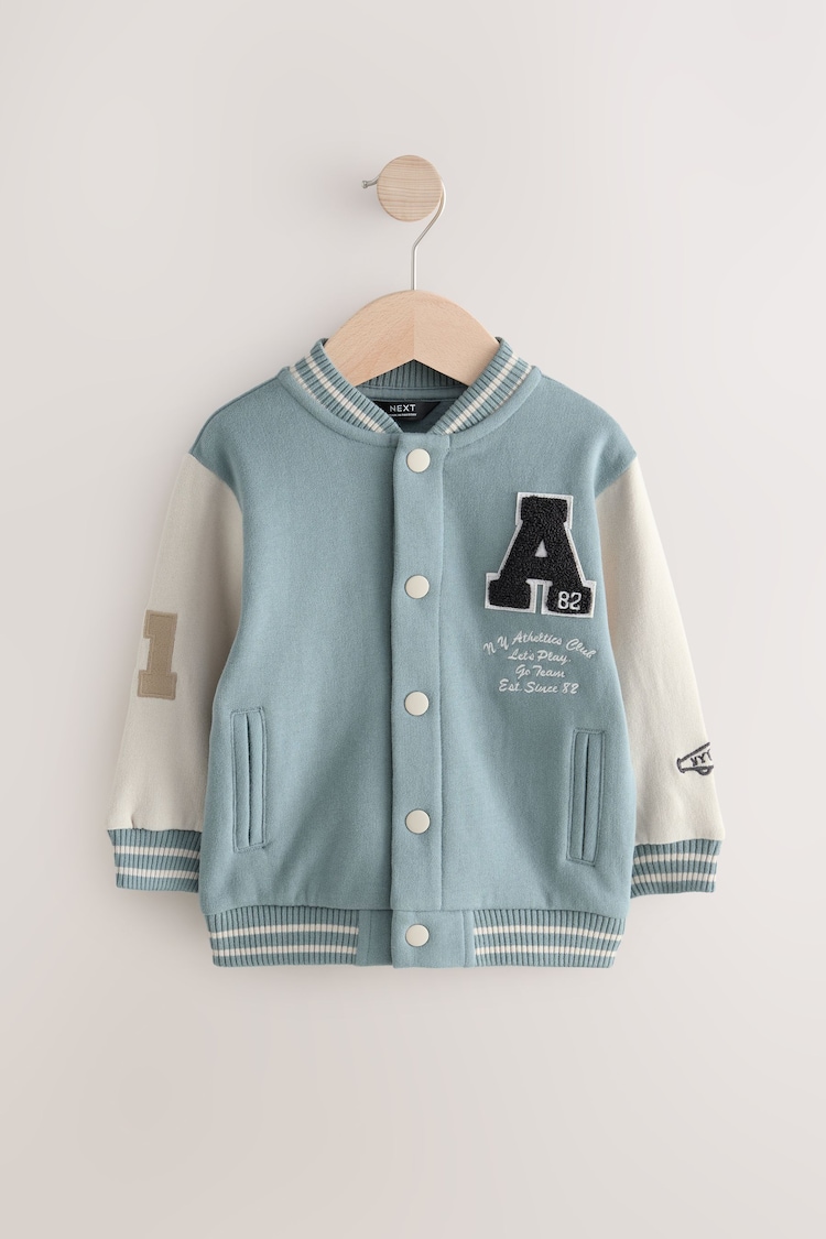Blue Letterman Jacket (3mths-7yrs) - Image 1 of 1