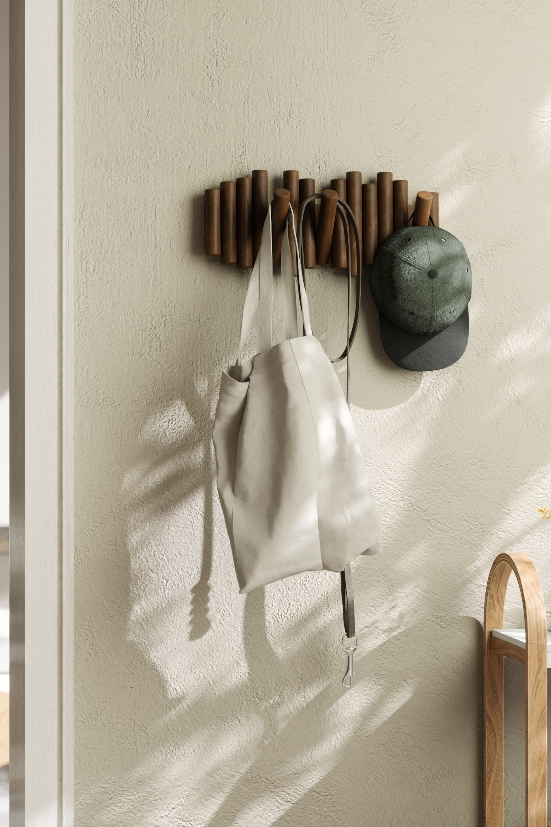 Buy Umbra Age Walnut Picket Rail Wall Hook from Next Austria