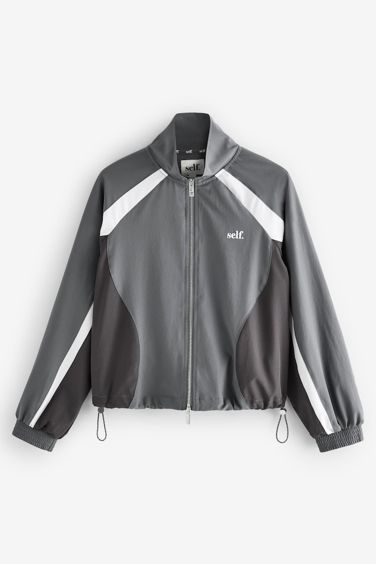 self. Charcoal Grey Full Zip Jacket - Image 1 of 1