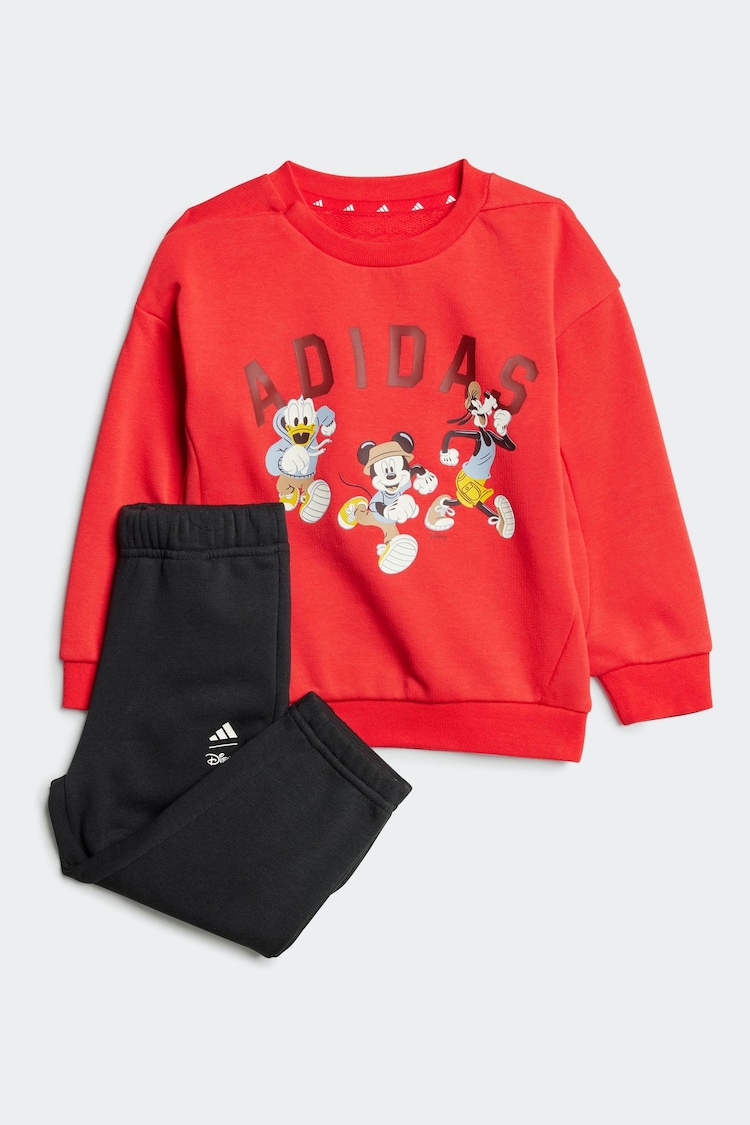 adidas Red Infant Disney Mickey Mouse Tracksuit - Image 1 of 1
