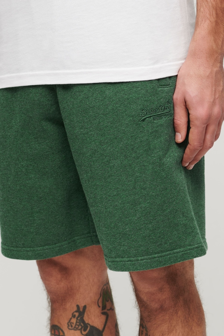 Superdry Green Essential Logo Jersey Shorts - Image 1 of 1