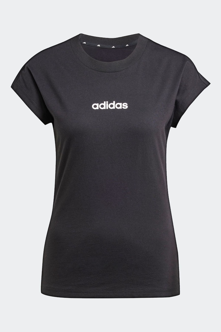 adidas Black Essentials Single Jersey T-Shirt - Image 1 of 1