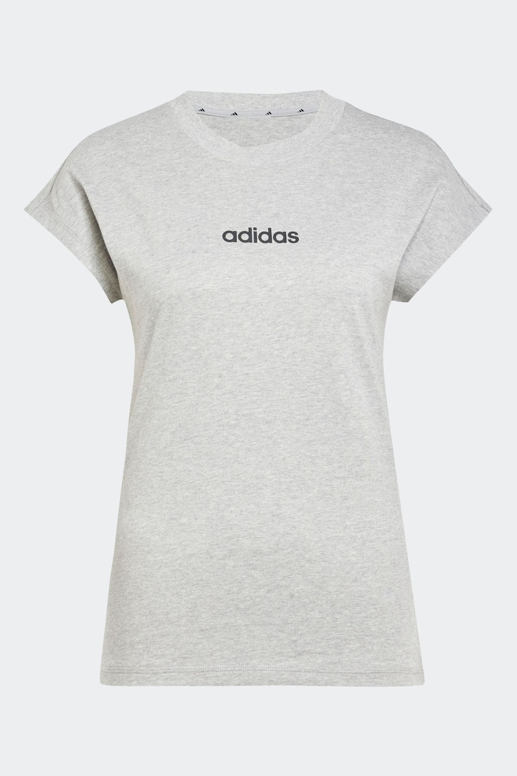 adidas Grey Light Essentials Single Jersey T-Shirt - Image 1 of 1