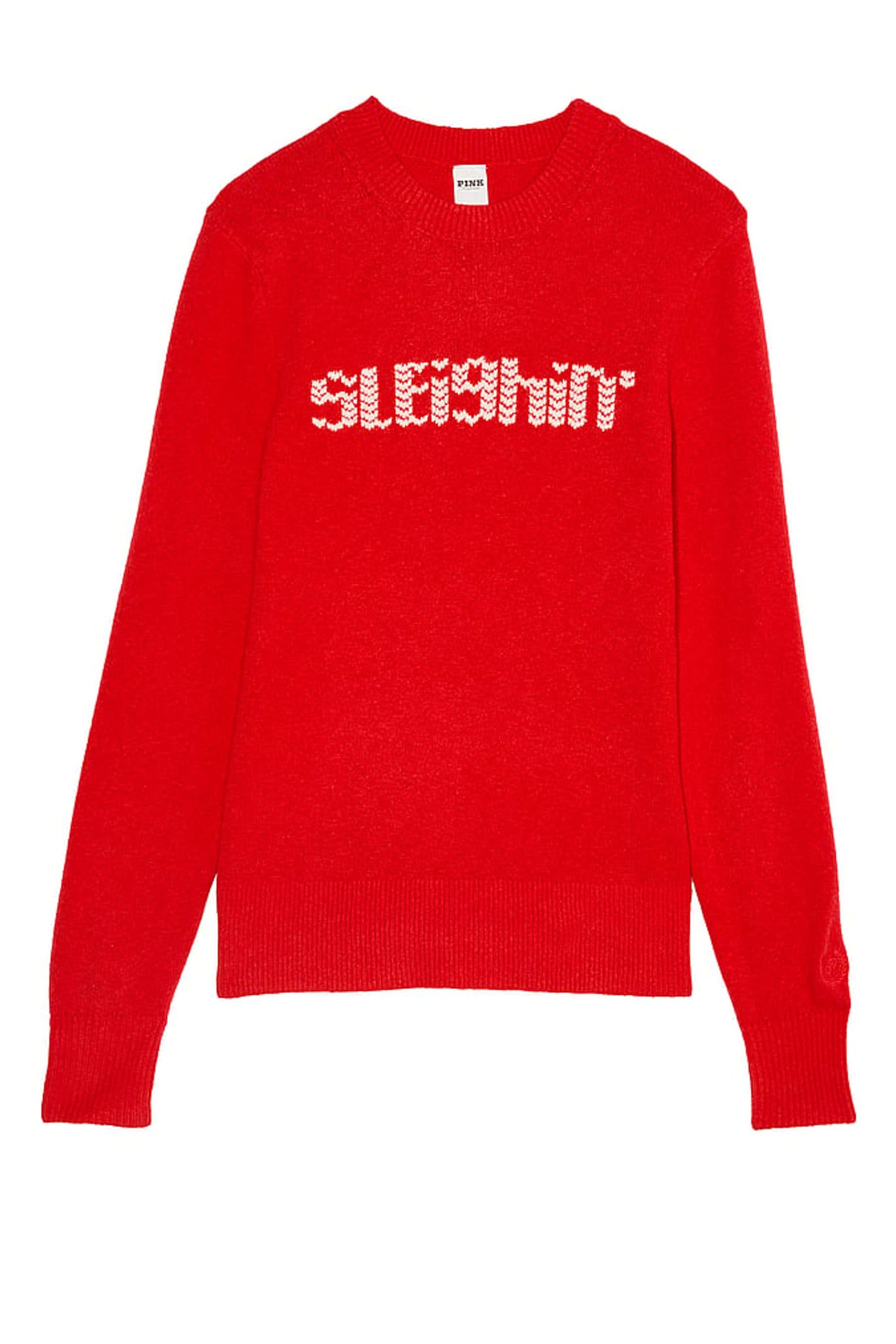 Victoria secret red sweater clearance