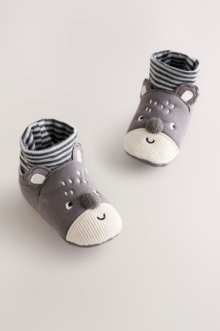Grey Koala Baby Sensory Sock Top Boots (0-24 months) (0-2mths) - Image 1 of 1