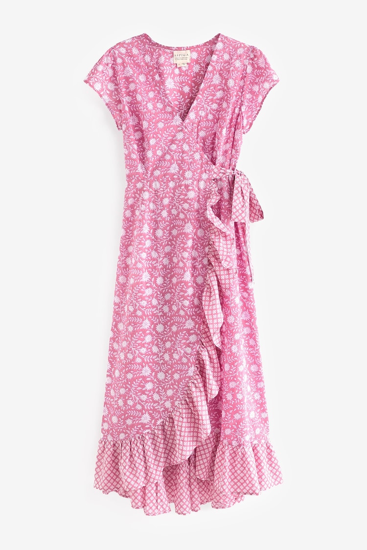 Aspiga Pink Demi Wrap Dress - Image 1 of 1