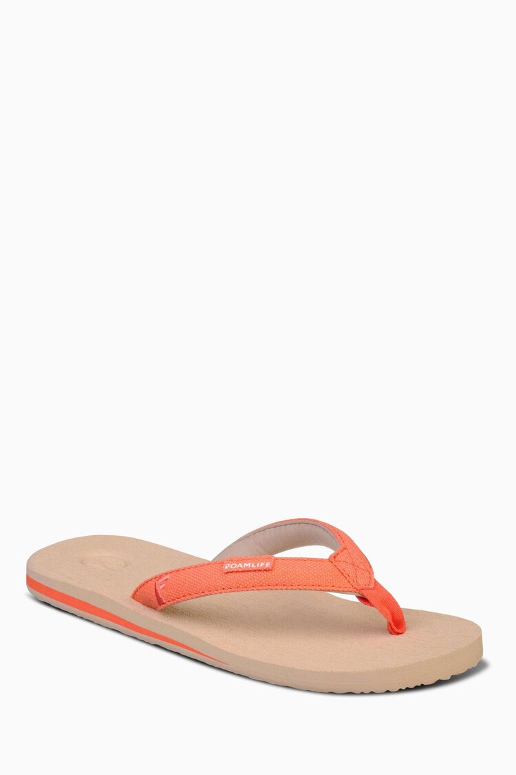 Foamlife Brown Sully Flip Flops - Image 1 of 1