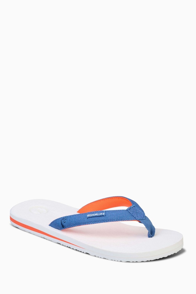 Foamlife White Sully Flip Flops - Image 1 of 1