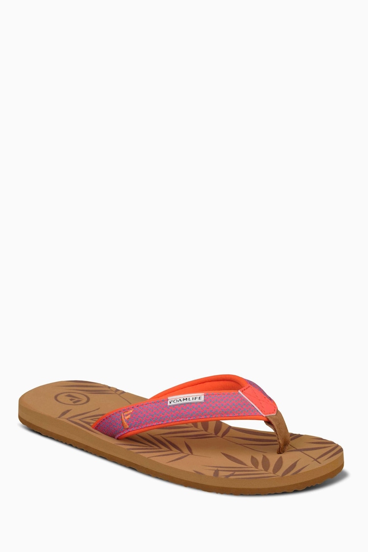 Foamlife Brown Womens Harts Flip Flops - Image 1 of 1