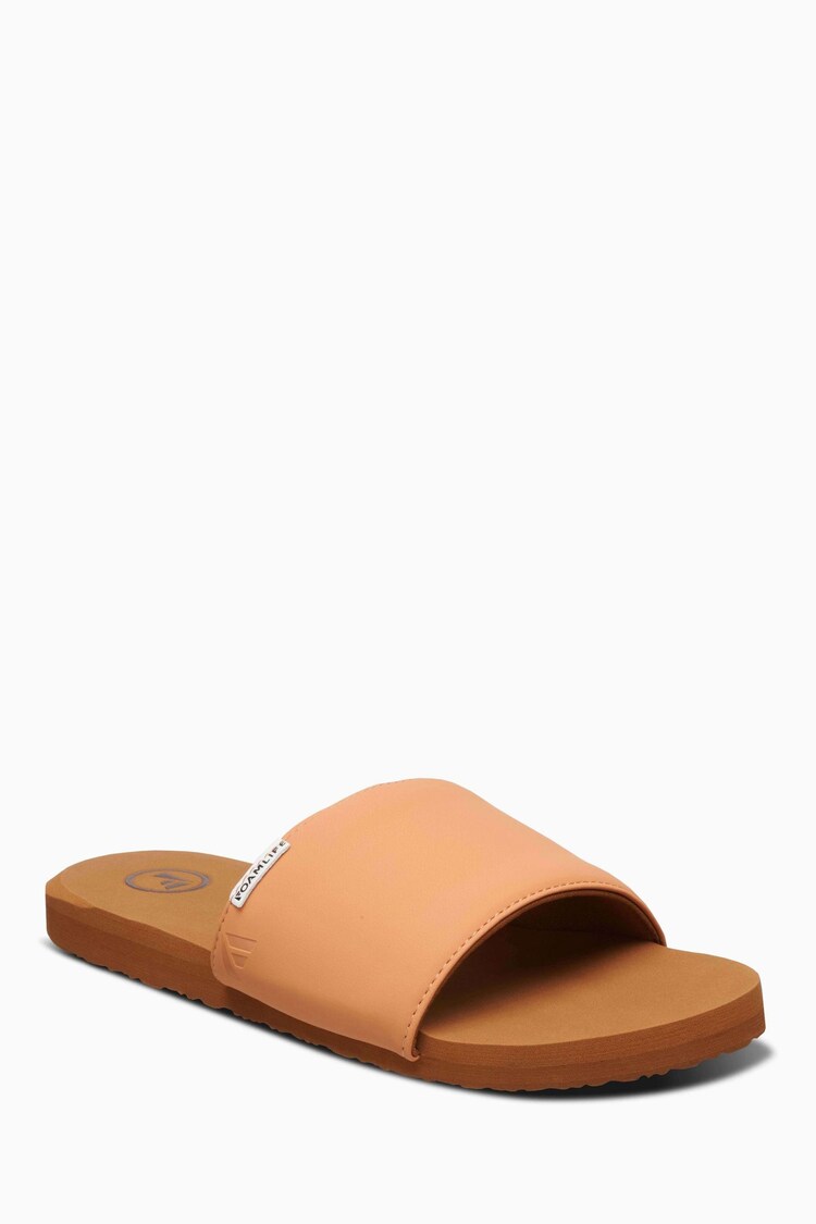 Foamlife Brown Womens Seales Slide Sliders - Image 1 of 1