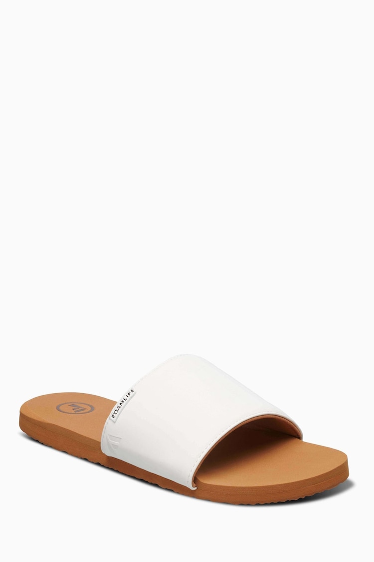 Foamlife Dark Brown Womens Seales Slide Sliders - Image 1 of 1