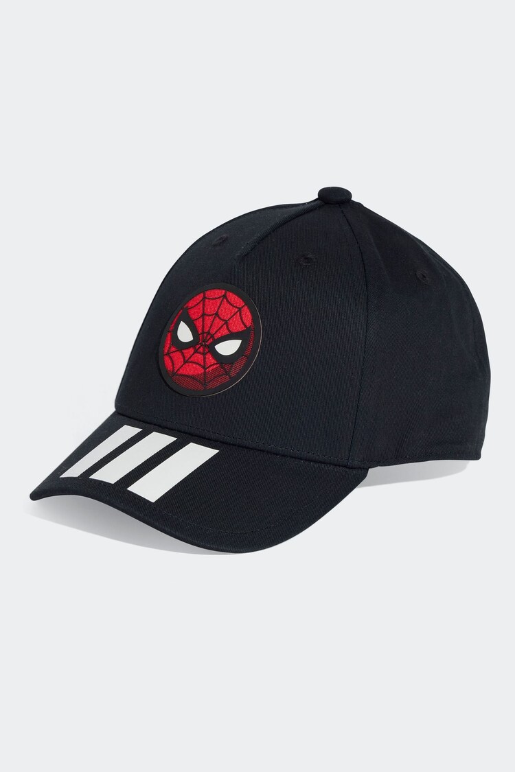 adidas Black Little Kids Marvel Spider-Man 100% Cotton Cap - Image 1 of 1