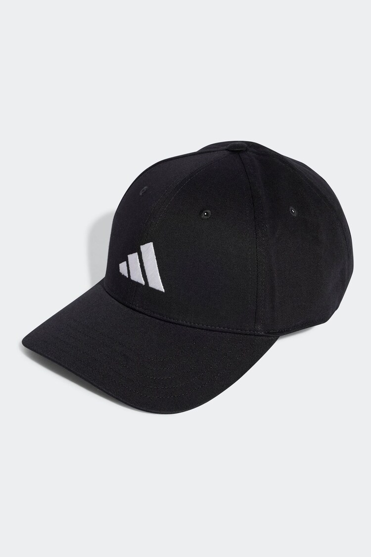 adidas Black 100% Cotton Baseball Cap - Image 1 of 1