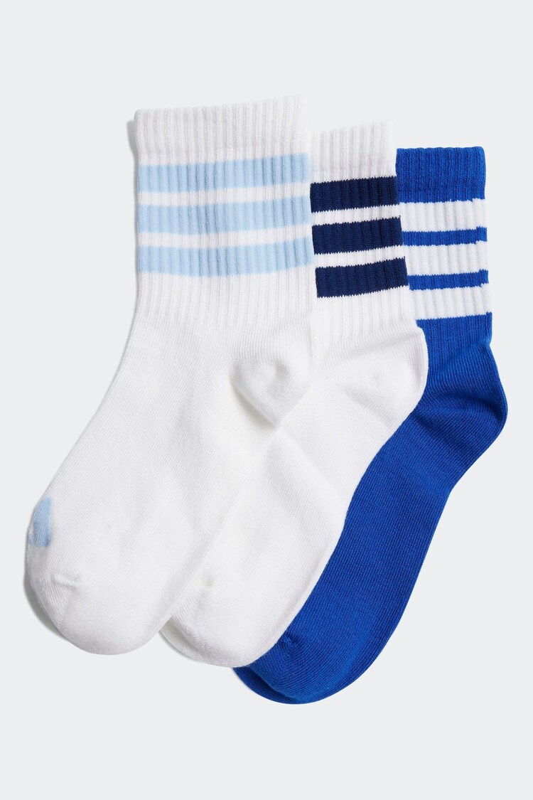 modra - adidas Ribbed 3 Pack nogavice - Slika 1 iz 1