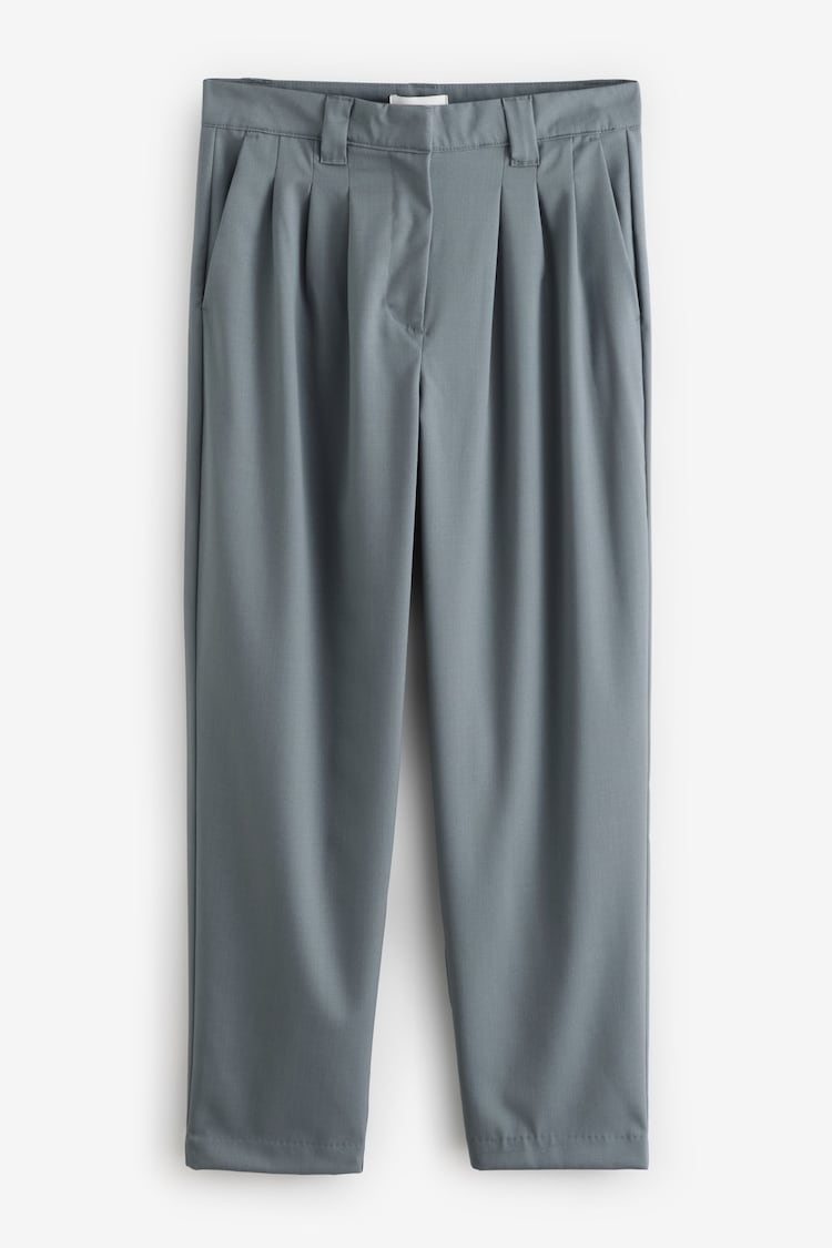 Blue Premium Wool Rich Tapered Trousers - Image 1 of 1