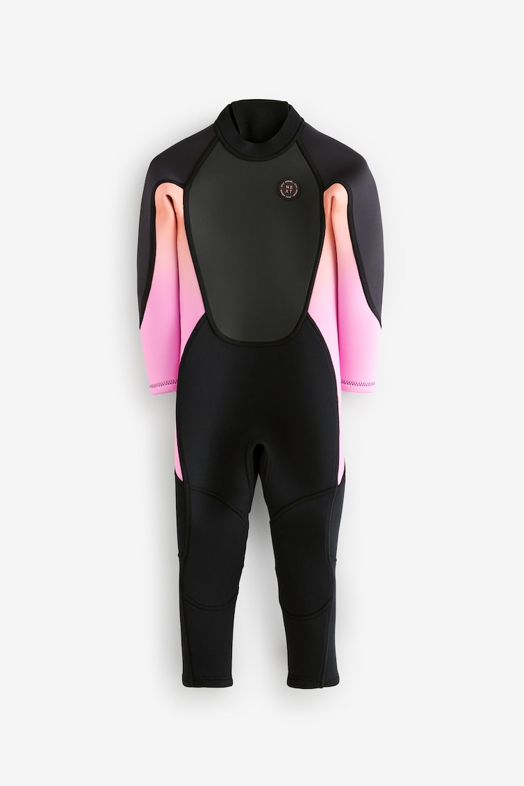 Black 3mm Long Sleeve Neoprene Wetsuit (1-16yrs) - Image 1 of 1
