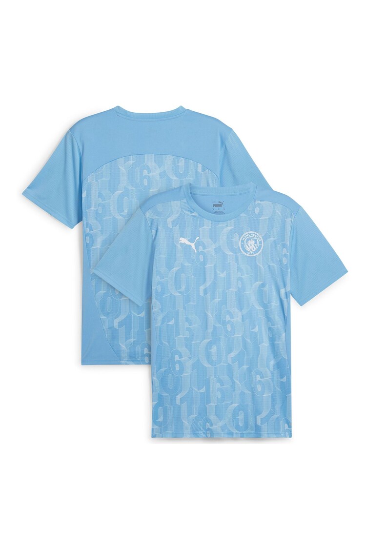 Puma Blue Manchester City Pre Match Top - Image 1 of 1