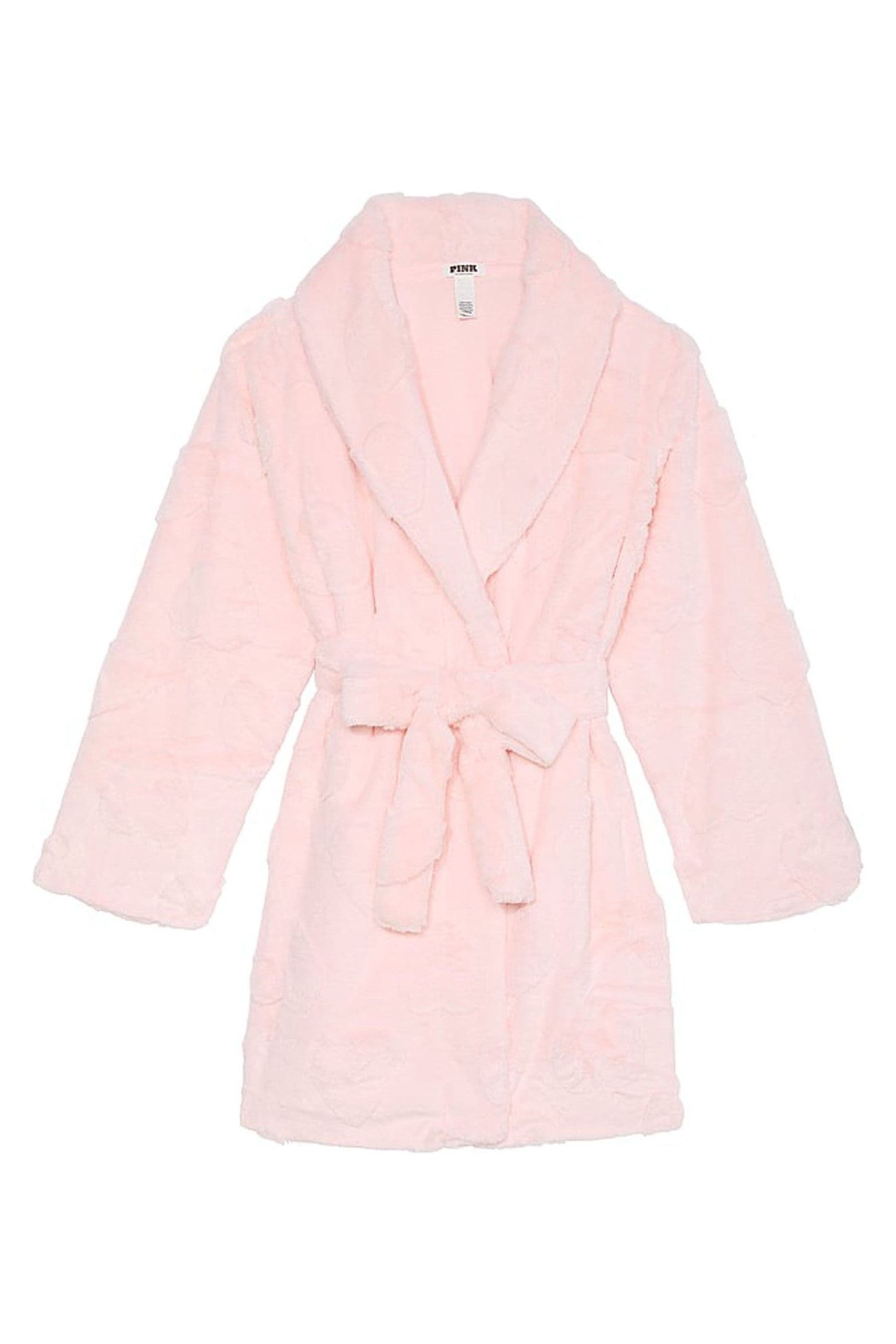 Buy Victoria s Secret PINK Angel Pink Hearts Cosy Long Sleeve Dressing Gown from Next Luxembourg