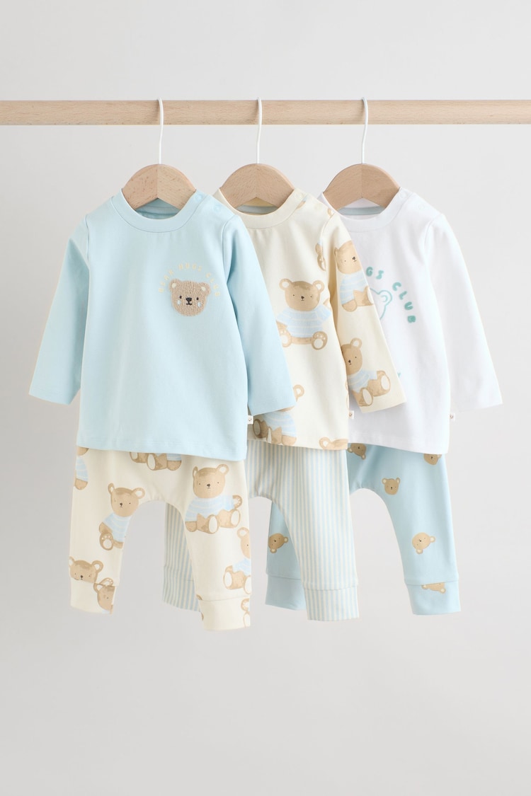 Blue Bear Baby Tops and Leggings 6 Piece Set - Image 1 of 1