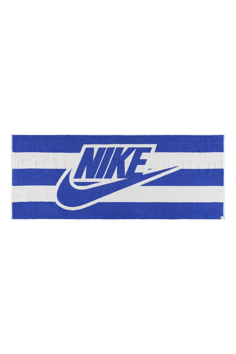 Nike Blue 100% Cotton Club Pool Towel - Image 1 of 1