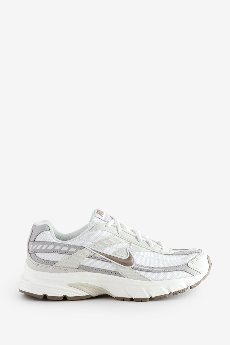 Nike Silver Initiator Retro Runner Trainers - Image 1 of 1
