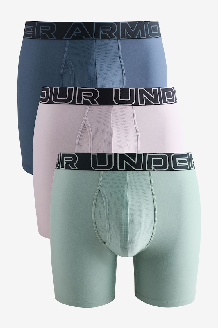 Under Armour Grey Performance Tech Boxers 3 Pack - Image 1 of 1