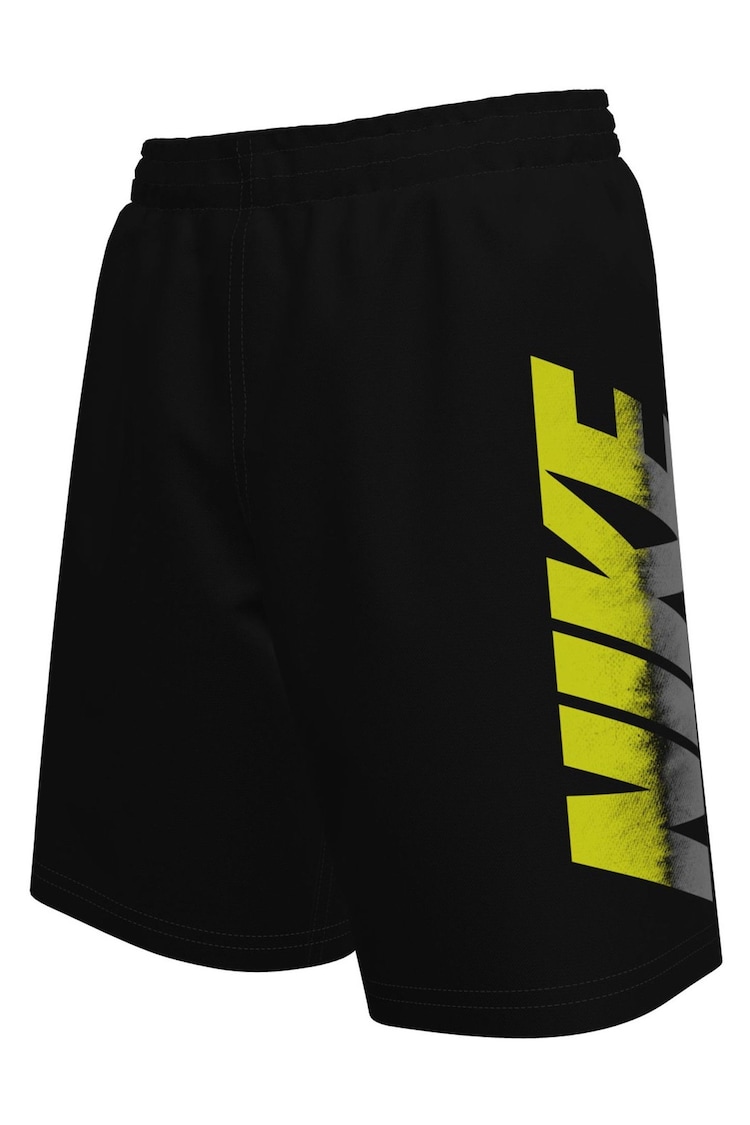 Nike Black Bold Logo 7 Inch Volley Swim Shorts - Image 1 of 1
