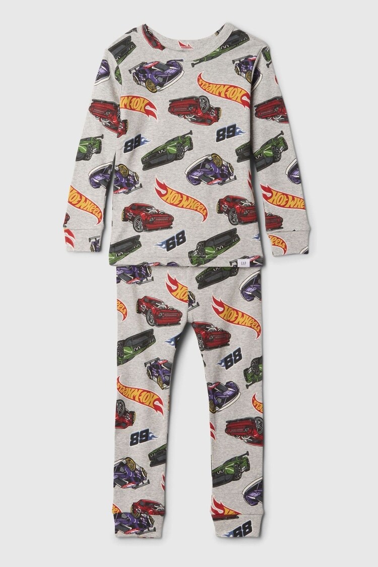 Conjunto de pijama de algodón de manga larga de Hot Wheels de Gap (6 meses-5 años) - Imagen 1 de 1