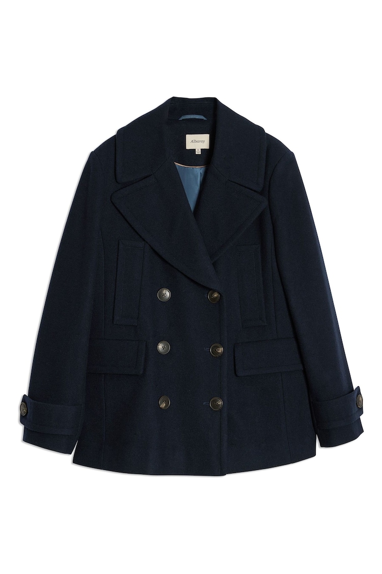 Albaray Blue Pea Coat - Image 1 of 1