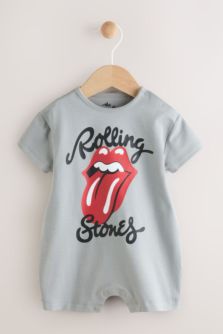 Grey The Rolling Stones Baby Romper (0mths-3yrs) - Image 1 of 1