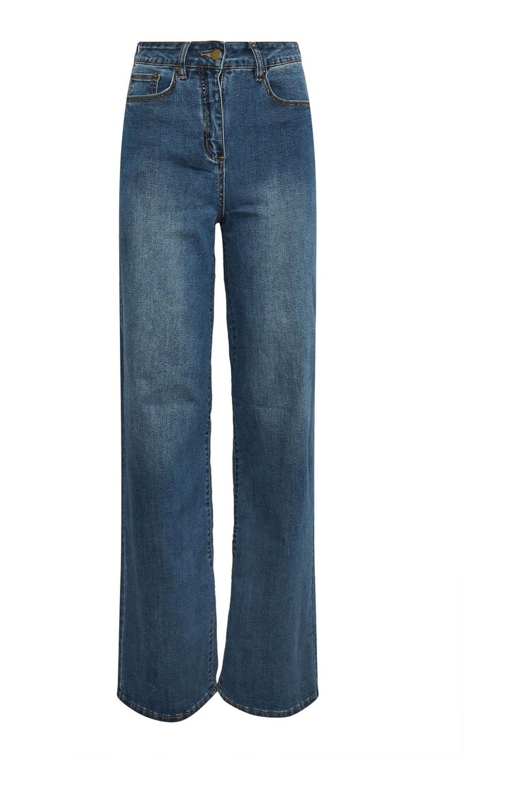 Long Tall Sally Blue Made For Good Wide Leg Jeans - Image 1 of 1