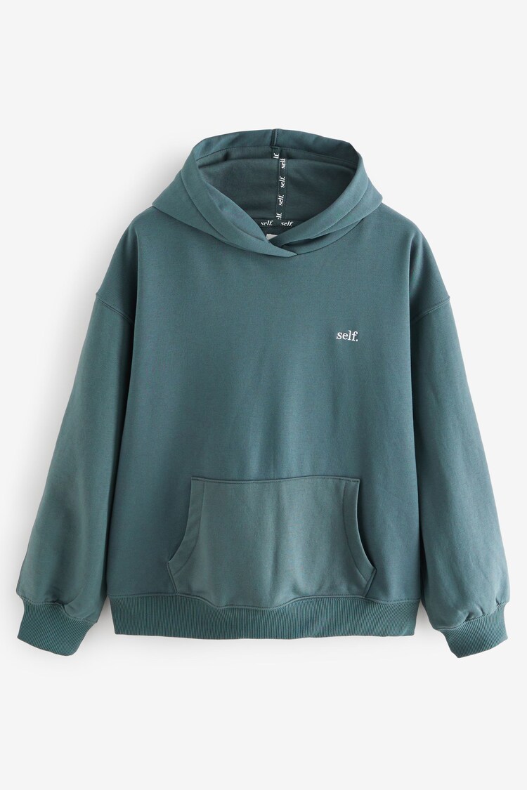 self. Teal Blue Hoodie - Image 1 of 1