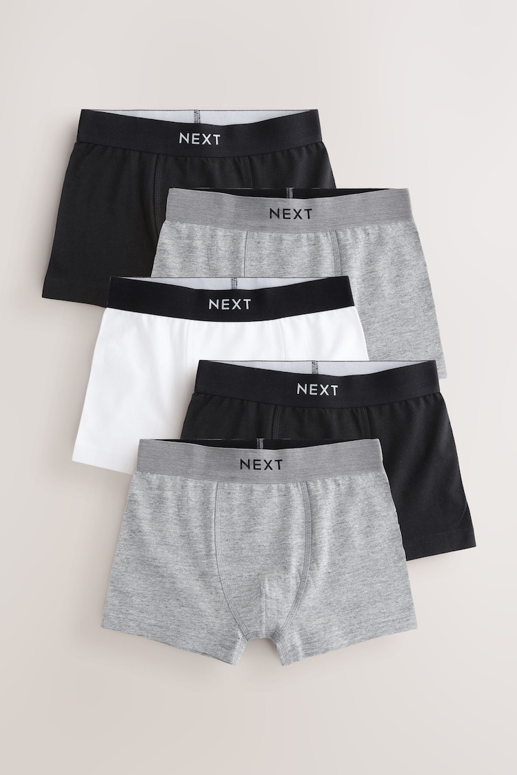 Monochrome Trunks 5 Pack (1.5-16yrs) - Image 1 of 1