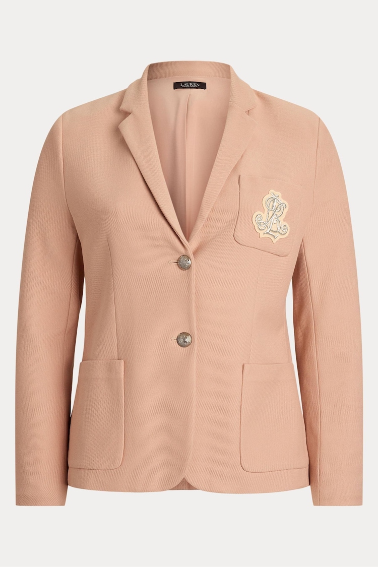 Lauren Ralph Lauren Curve Anfisa Crest Logo Blazer Jacket - Image 1 of 1