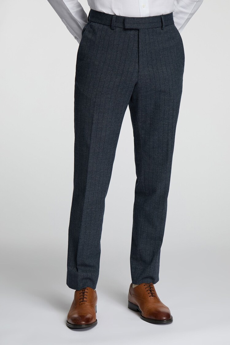 Antique Rogue Blue Appolo Airforce Stripe Trousers - Image 1 of 1